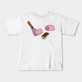 Ice Cream Rolls Kids T-Shirt